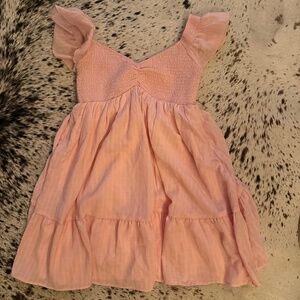 Pink Flowy Dress